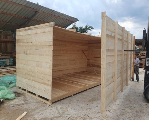 Drveni sanduk kontejner