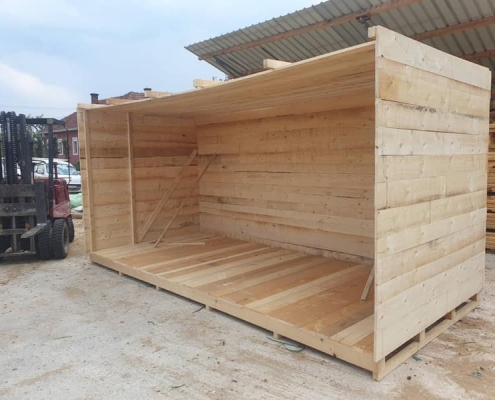 Sanduk kontejner za prekookeanski transport